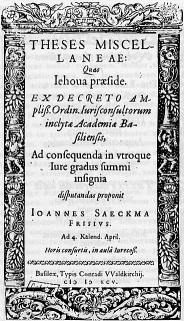 Saeckma's theses