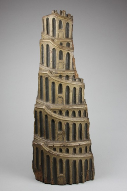 Toren van Babel, houten uithangteken
Ottema-Kingmastichting NO 05400
in kunstdepôt HCL