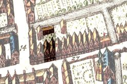 detail plattegrond ca. 1650