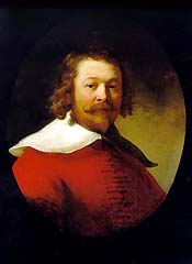 Rembrandt, man in rood wambuis, 1633