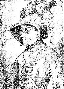 Erasmus in ruiterskostuum?