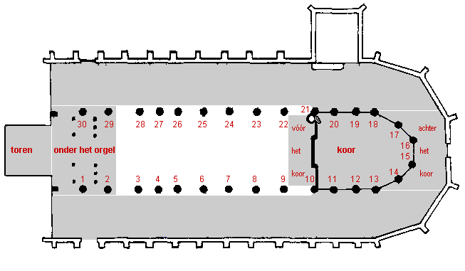 plattegrond Martinikerk