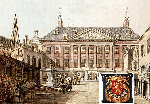 Admiraliteit Amsterdam met inzet kussen AA