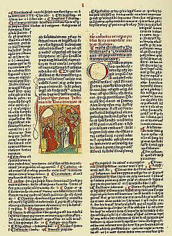 Justinianus 1475, folio, 38 x 27 cm.