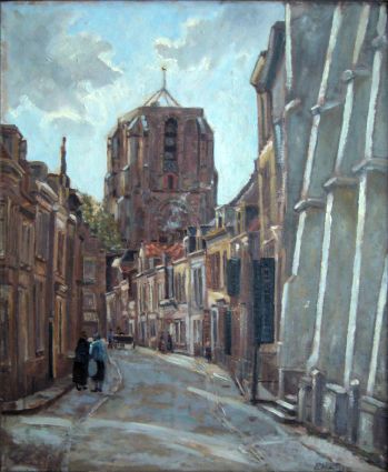 Bagijnestraat, Piet Hanja ca. 1950