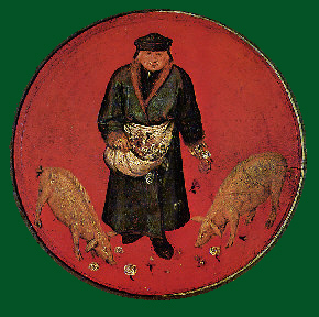 Brueghel:
parels voor de zwijnen