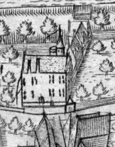 Nieuwe Doelen op plattegrond Sems 1600