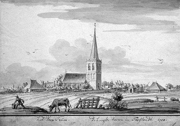 tekening van Pieter Ids Portier