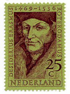 Erasmus postzegel
