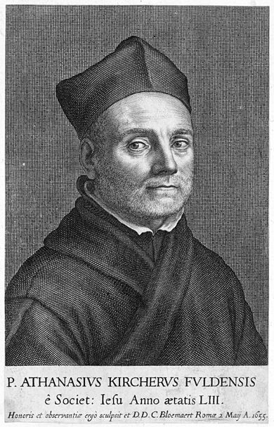 Athanasius Kircher was een Duitse jezuïet en geleerde uit de Renaissance, die rond de 40 boeken heeft geschreven, waarvan de bekendste over de oriënt, geologie en geneeskunde gaan